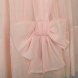 XS 1950s Dress Pink Party Bow Dress