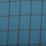 1960s Blue Windowpane Plaid Casual Jacket