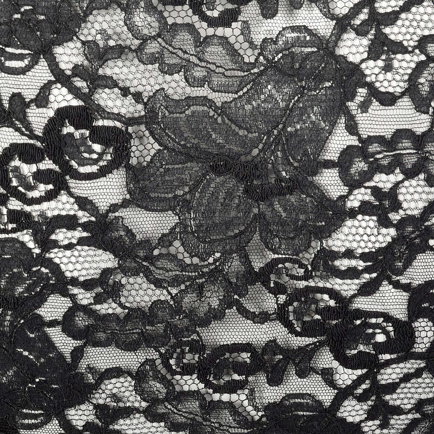 1970s Black Lace Vest