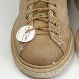 Deadstock 1960s Men's Tan Leather Monkey Boots Workwear