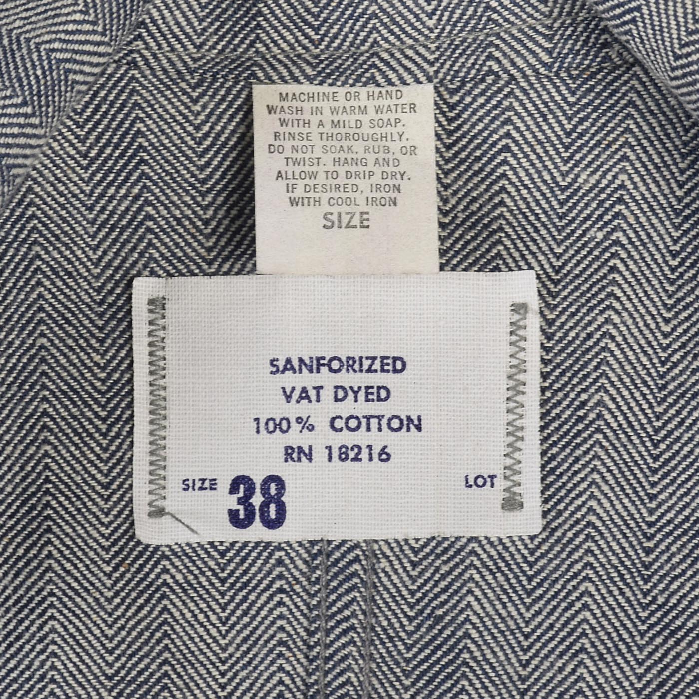 1960s Mens Deadstock Cotton Coveralls