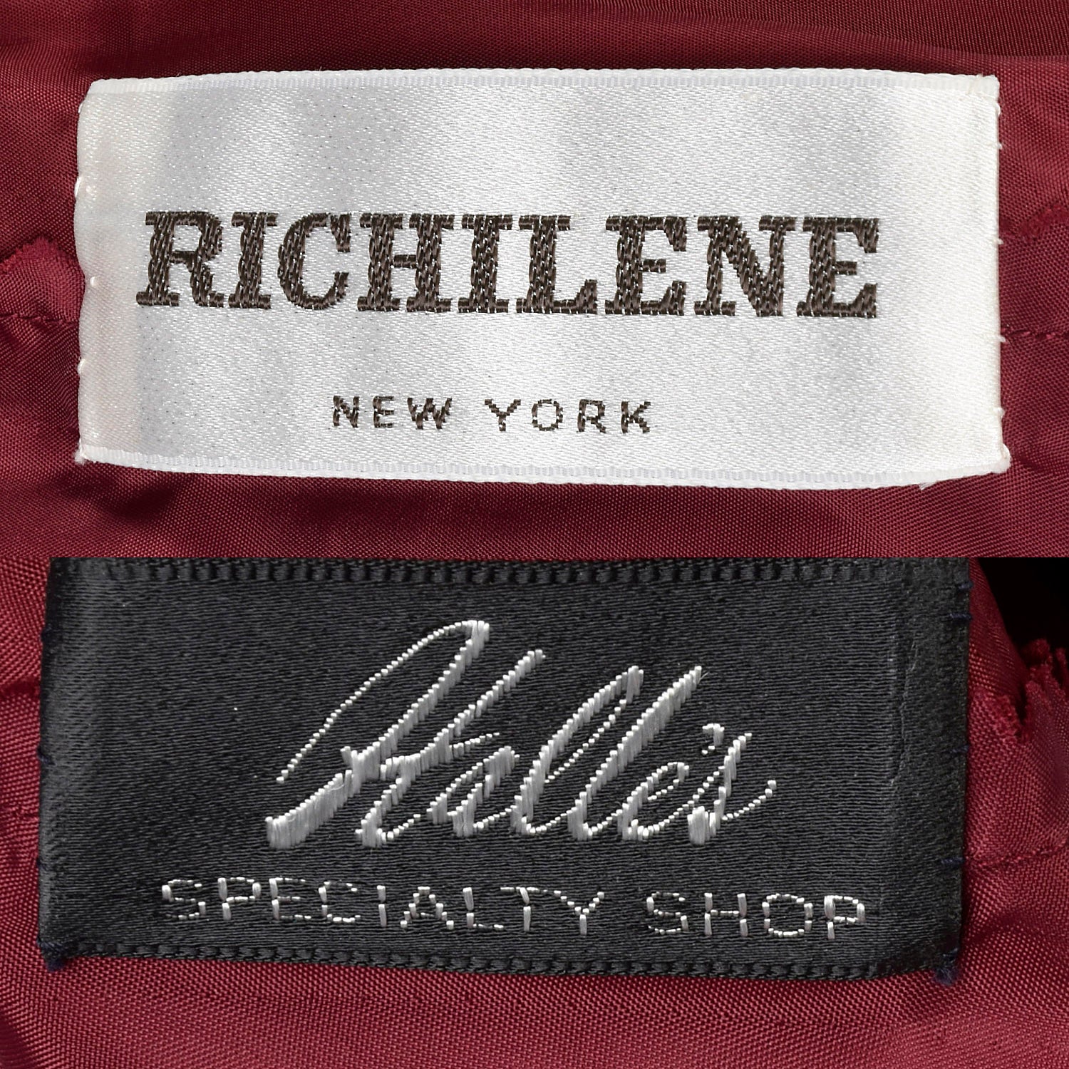 Large 1980s Pleated Silk Dress