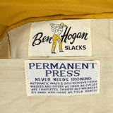 1950s Yellow Gold Golf Pants