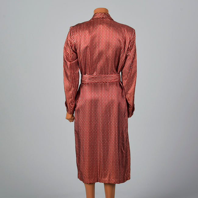 1950s Mens Deadstock Rayon Robe