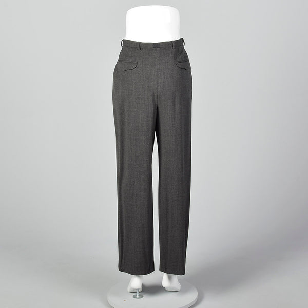 80s archive GiorgioArmani wool バギー スラックス 8b87915d-8427-57f4-b36f-