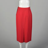 Medium 1950s Raspberry Pink Pencil Skirt