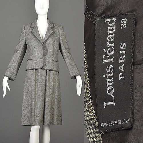 Vintage Louis Feraud Wool Skirt Suit Set – ClosetBlues