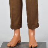 Medium 1960s 39S Brown 2pc Suit