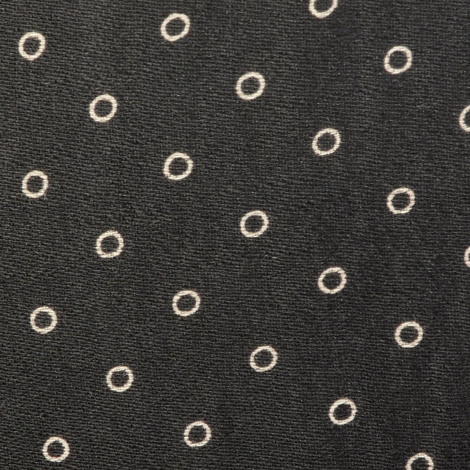 Small Maxi Skirt Black Edwardian Cotton Circle Print