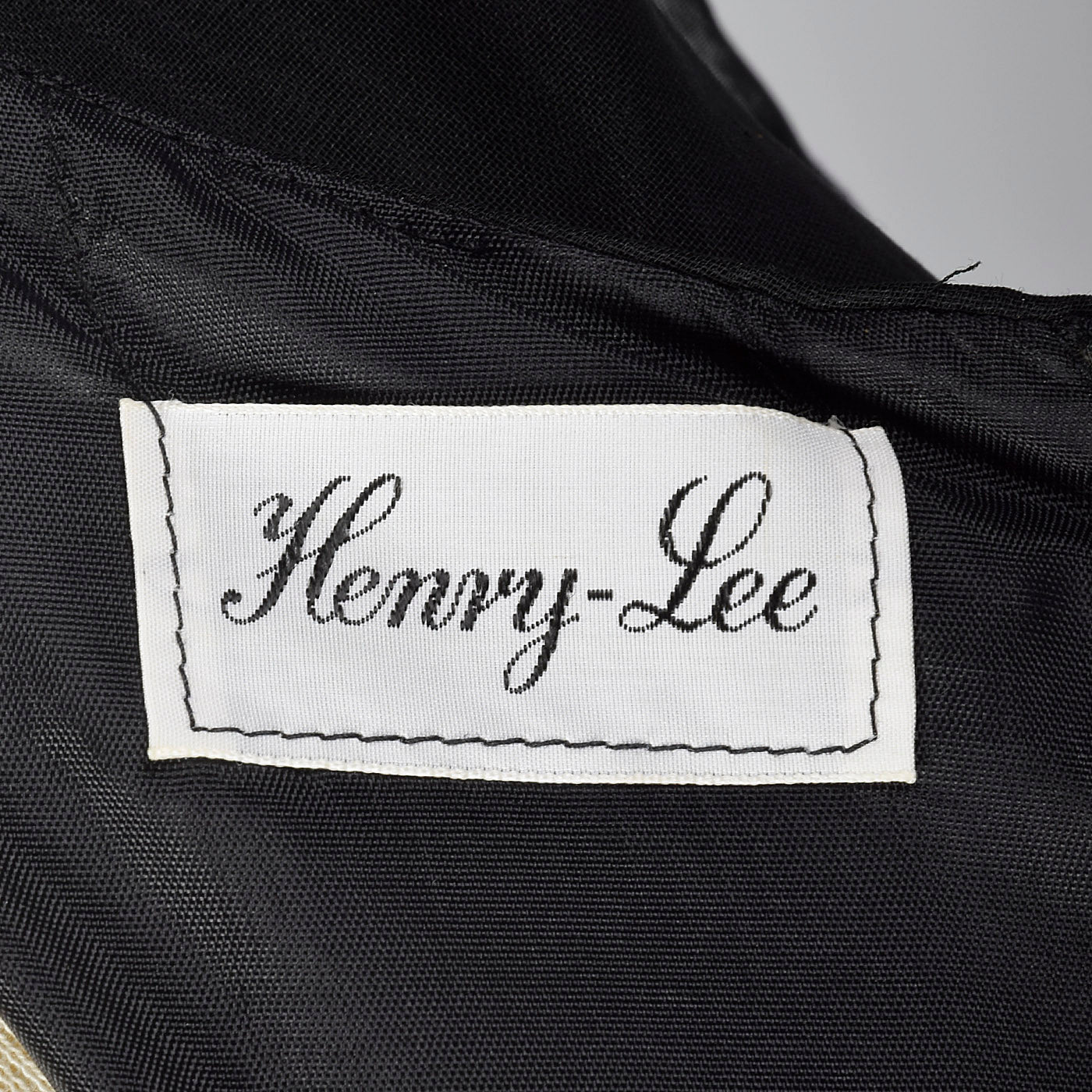 1950s Classic Little Black Dress with Draped Neckline