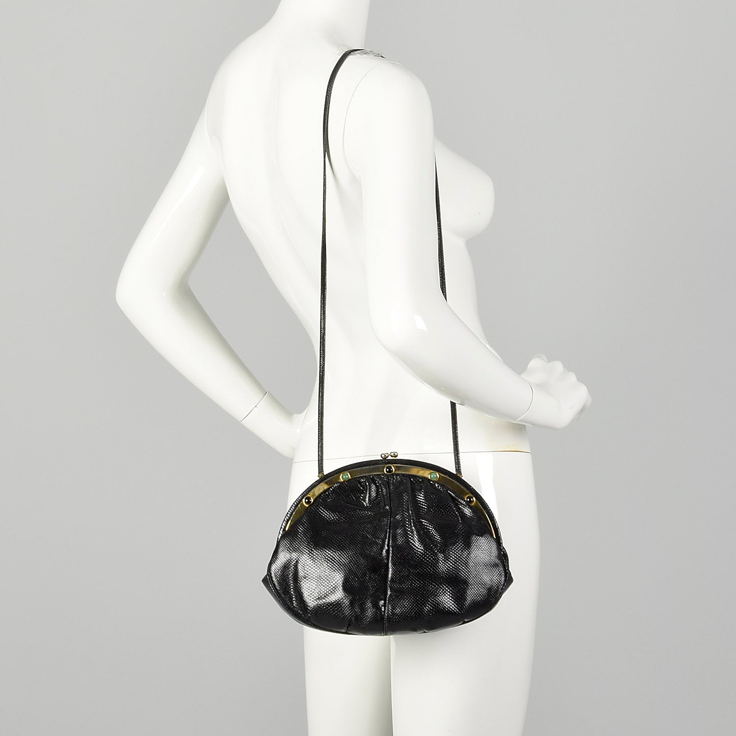 Judith Leiber Clutch Purse Shoulder Bag Snakeskin Convertible Bag