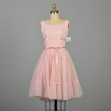 XXS 1950s Fit and Flare Dress Pink Sleeveless Barbie Party Dress