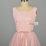 XXS 1950s Fit and Flare Dress Pink Sleeveless Barbie Party Dress
