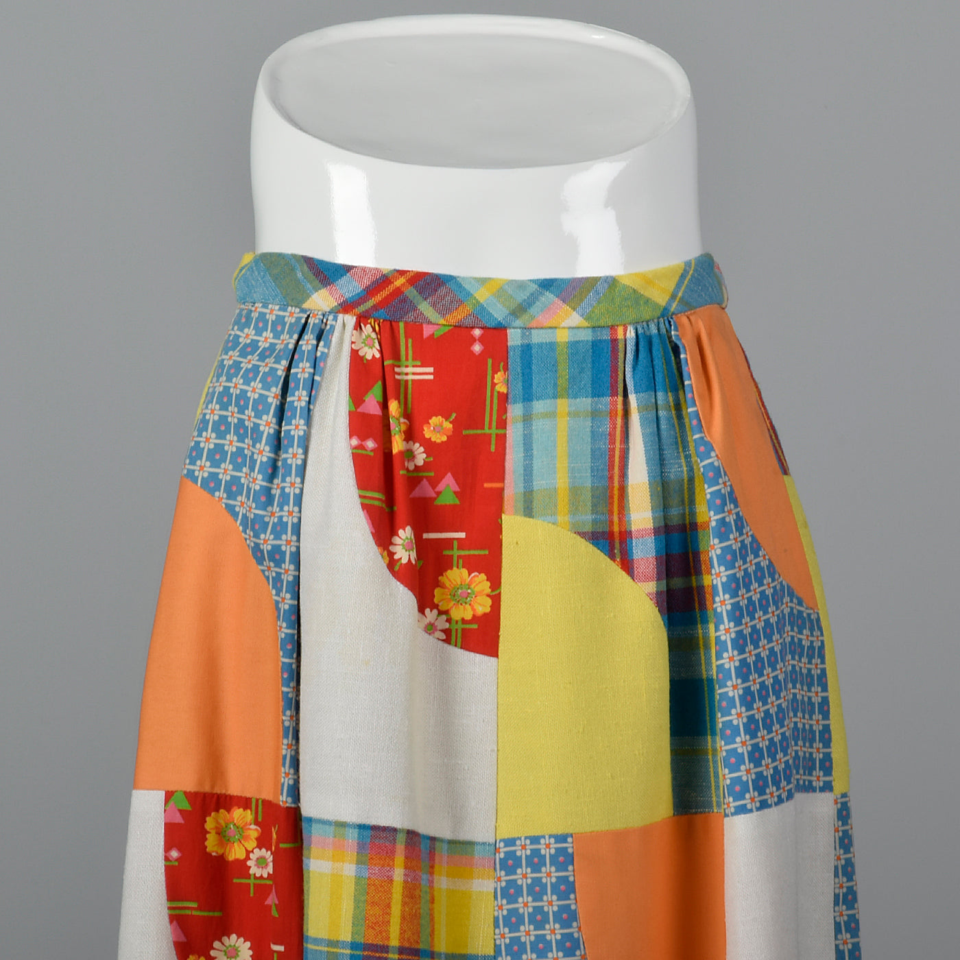1970s Quilted Maxi Skirt