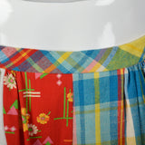 1970s Quilted Maxi Skirt