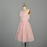 XXS 1950s Fit and Flare Dress Pink Sleeveless Barbie Party Dress
