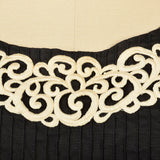 Small1950s LBD Little Black Dress Cotton Sleeveless