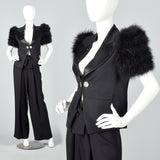 Spring/Summer 1995 Sonia Rykiel Marabou Feather Suit