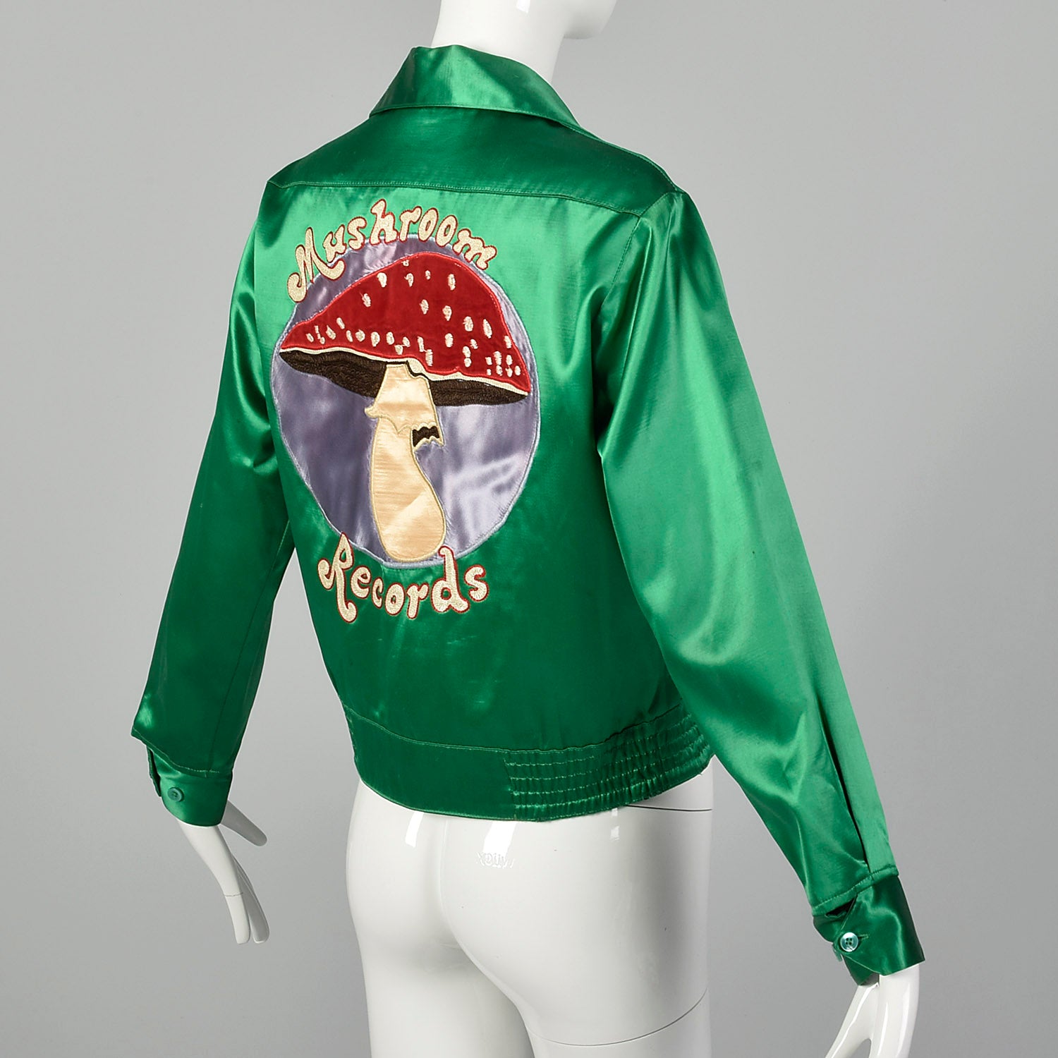 Impossibly Cool Mushroom Records Satin Jacket The Magic Land of Ubilam