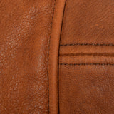 XL-XXL Mens Orvis Light Brown Leather Jacket