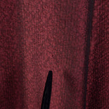 1950s Red and Black Sharkskin Plisse Dress