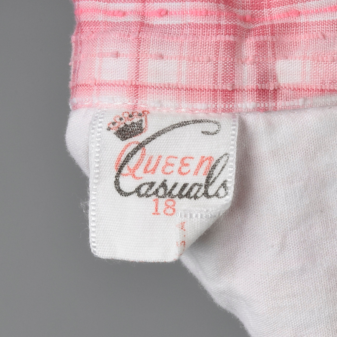 1950s Pink Plaid Shorts