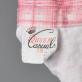 1950s Pink Plaid Shorts