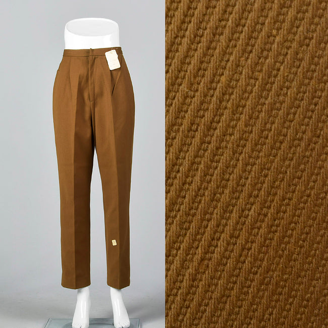 1960s Brown Twill Pants