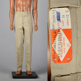 1950s Deadstock Tan Pants