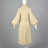 1970s Elizabeth Arden Chunky Knit Sweater Coat