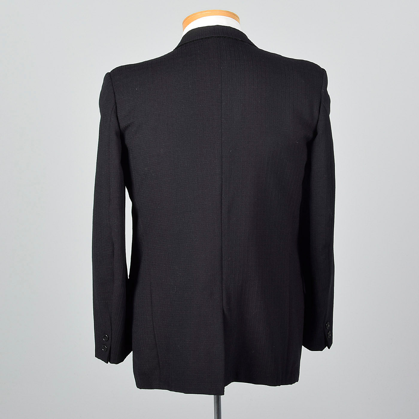 1950s Mens Black on Black Jacket