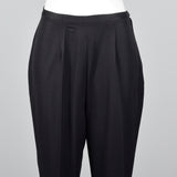 1960s Black Stirrup Pants
