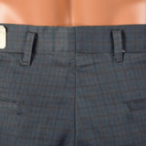 1970s Deadstock Grey Plaid Pants