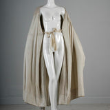 Edwardian Walking Coat with Dramatic Sleeves and Pleated Back