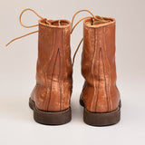 1960s Mens Deadstock Brown Work Boots