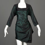 1940s Two Piece Skirt Suit with Asymmetric Jacket