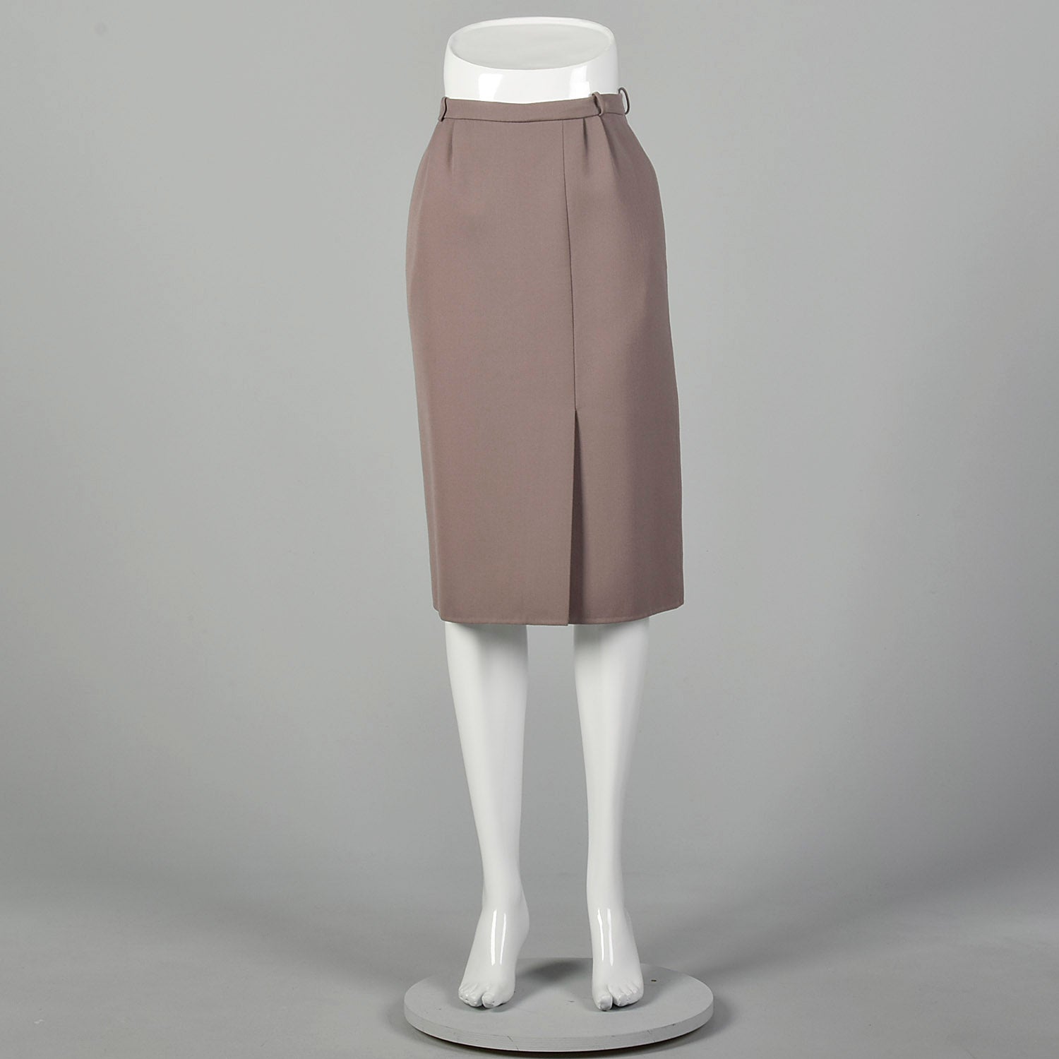 XS 1950s Taupe Pencil Skirt