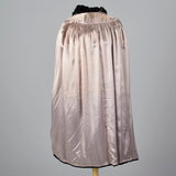 1930s Black Cape with Velvet Trim