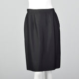 1960s Black Three Piece Skirt Set