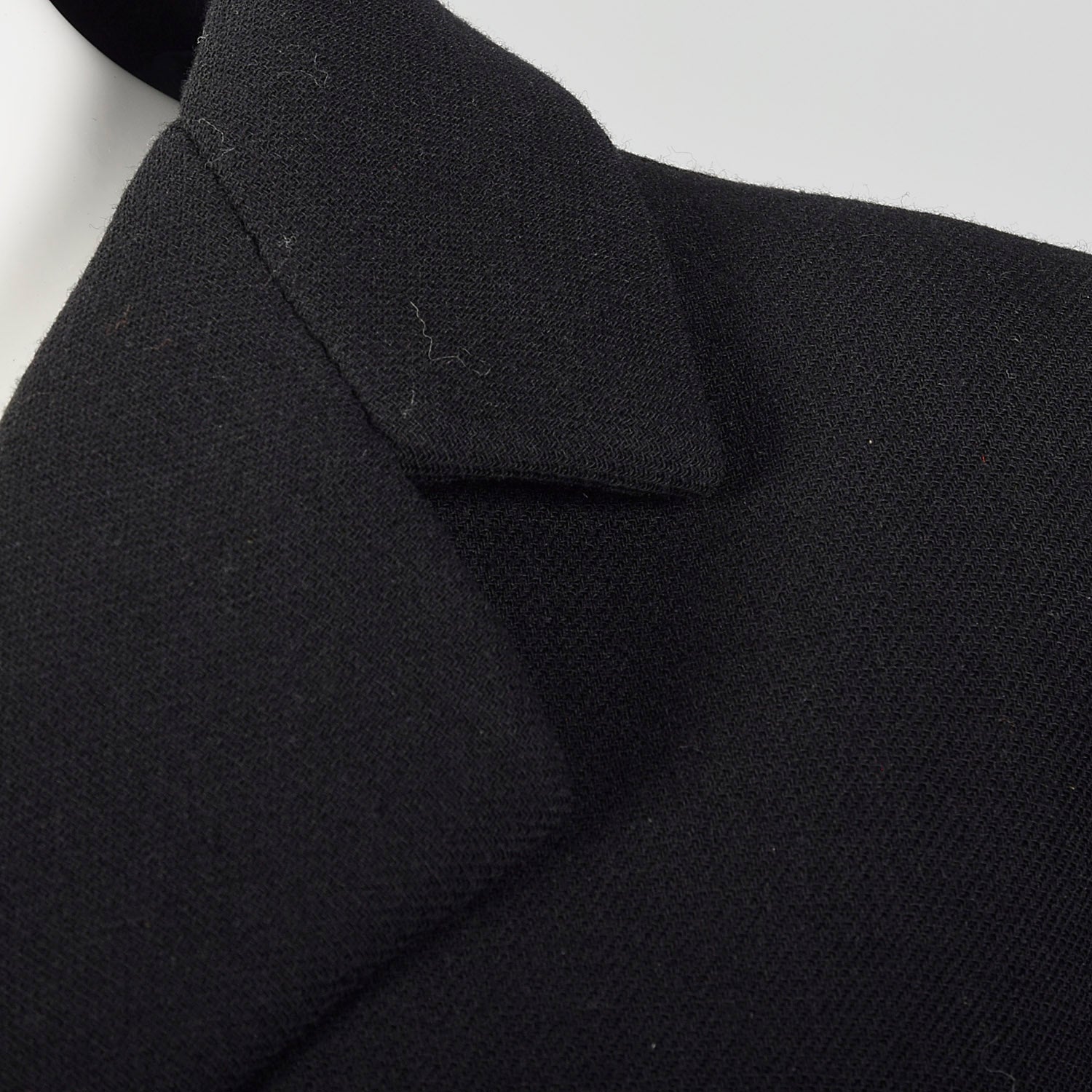 XXS 1960s Black Blazer Style Coat