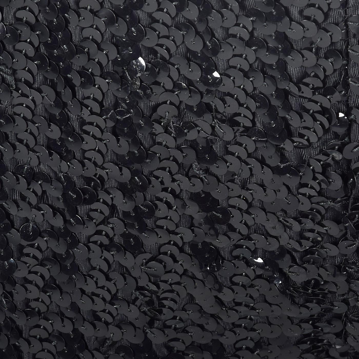 1970s Saks Fifth Avenue Black Sequin Evening Pants