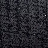 1970s Saks Fifth Avenue Black Sequin Evening Pants