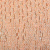 1970s Pink Knit Maxi Dress with Bell Sleeves