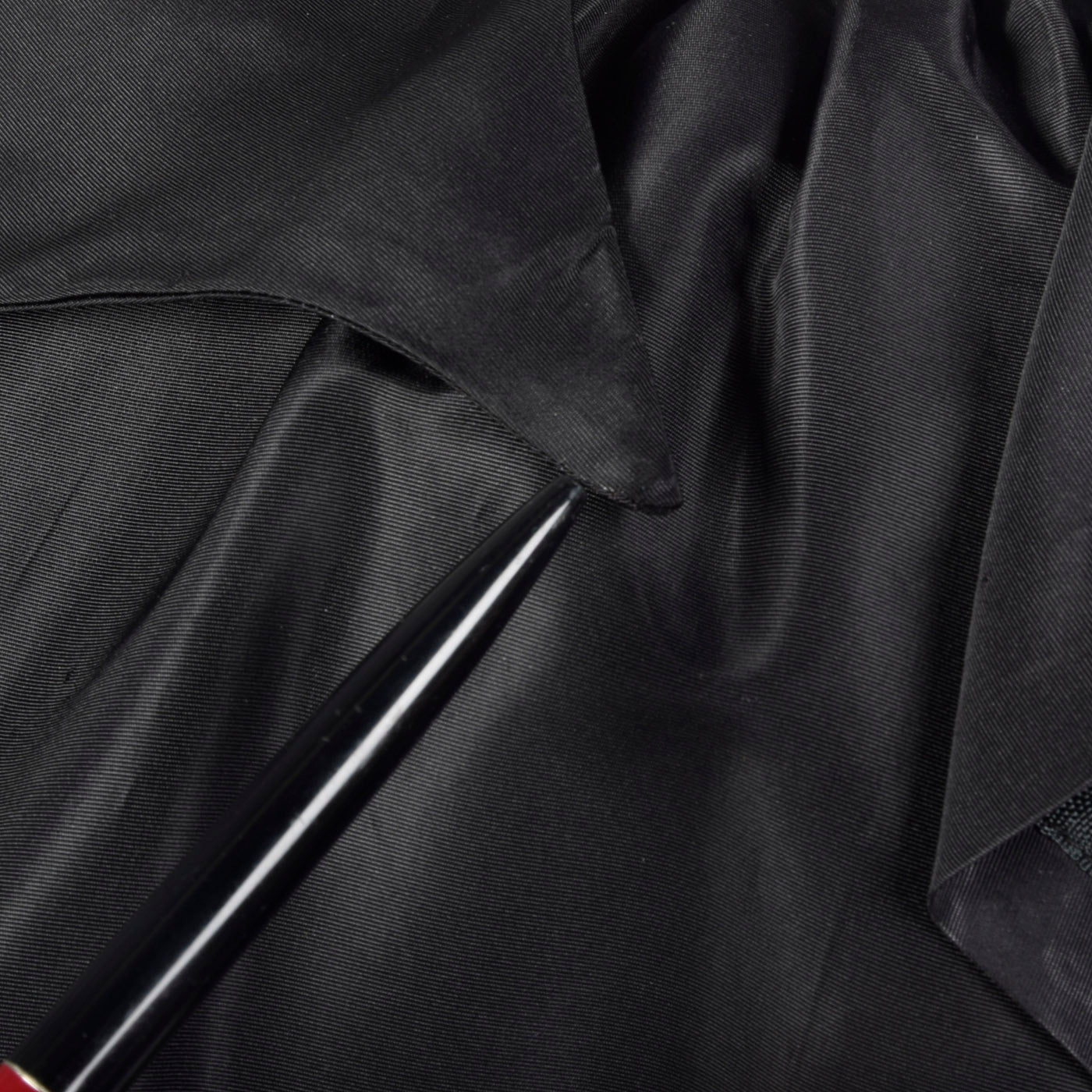1950s Black Taffeta Fit and Flare Top