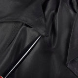 1950s Black Taffeta Fit and Flare Top