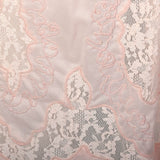 1950s Pastel Pink Half Slip with Lace and Soutache