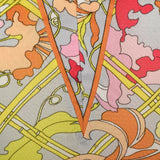 XXS 1960s Emilio Pucci Dress Long Sleeve Signature Print Silk Rayon Jersey