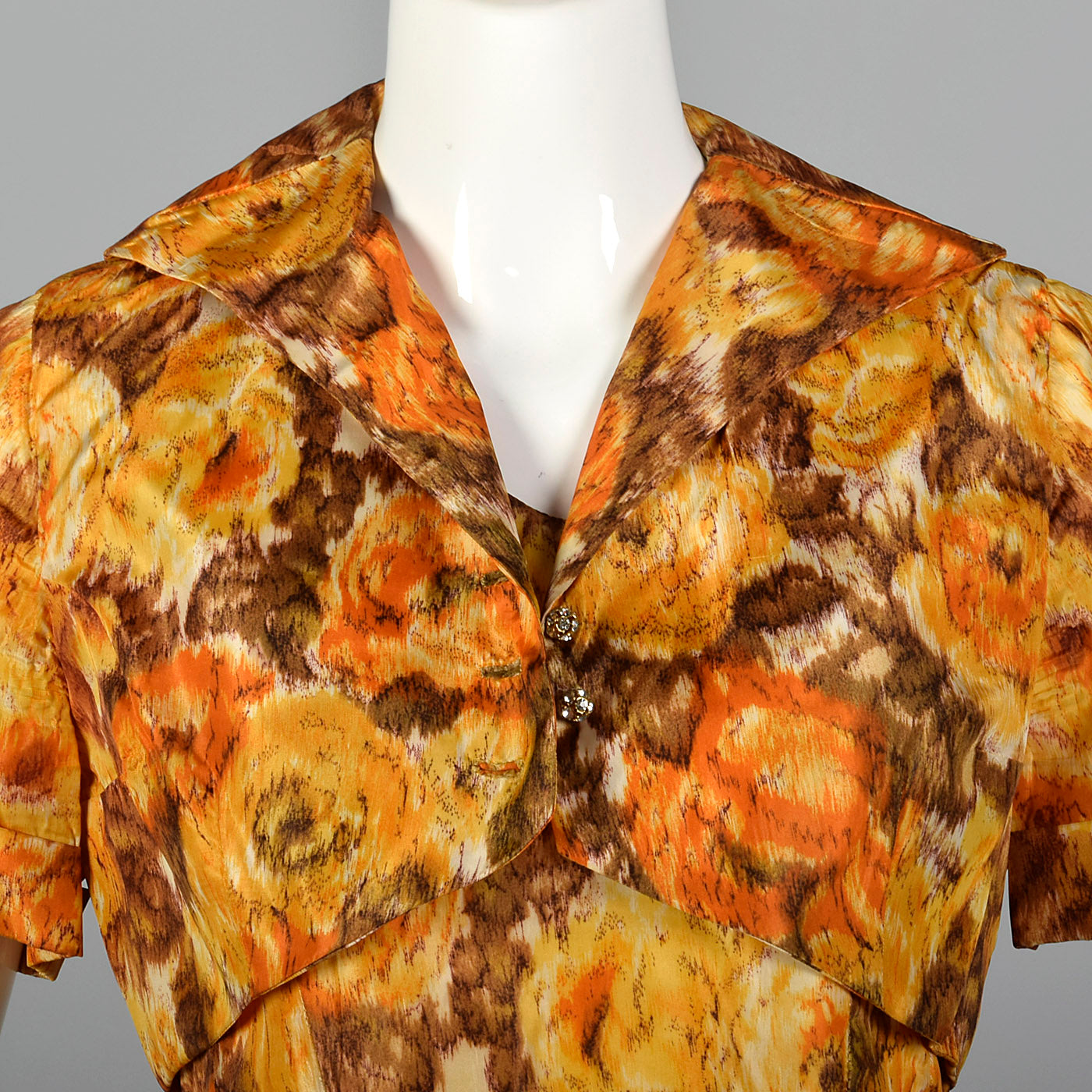 Medium 1950s Yellow Dress Set
