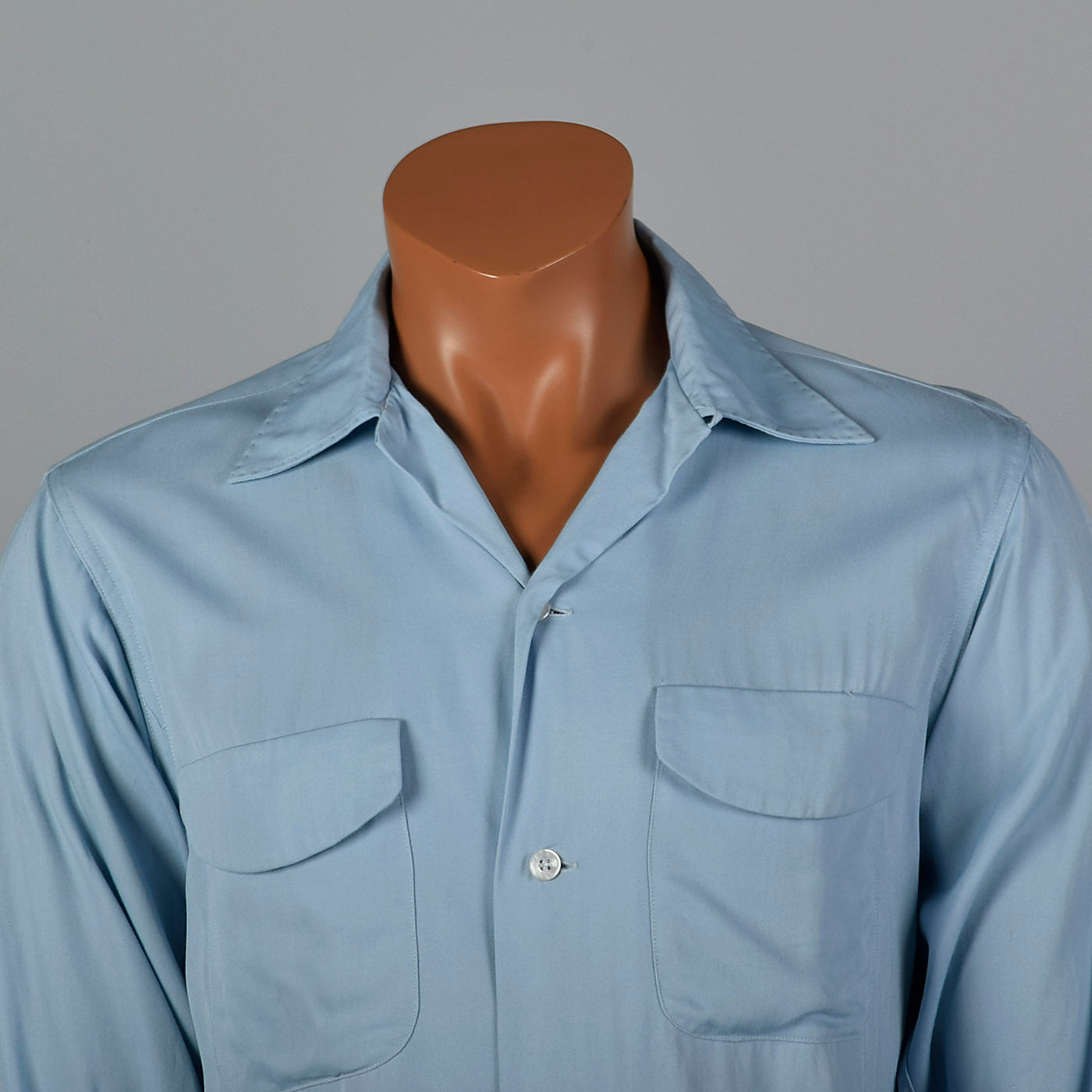 1950s Van Heusen Blue Shirt