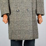 1950s Mens Wool Tweed Frankfurt Coat